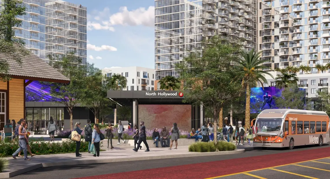 North Hollywood Transit Center LAX-Bus-Charging