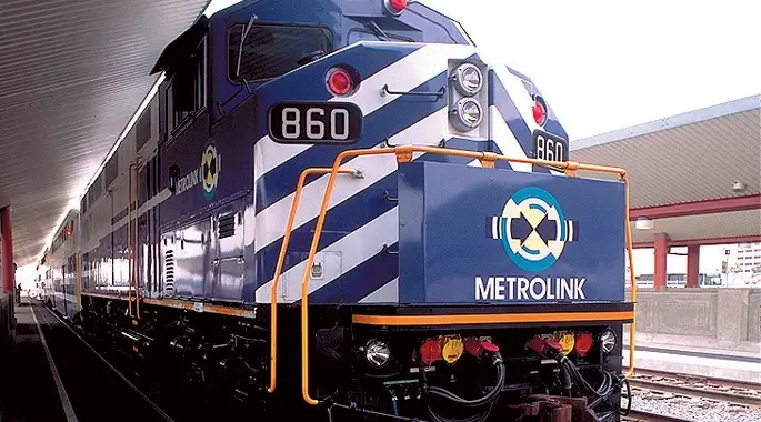 Riverside Metrolink Station Commercial-Street